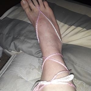 Crochet soulless sandals